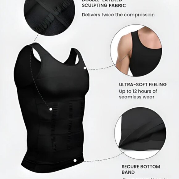 SHAPERLUV™ TANK 2.0 - 2XL #BEST RATED BODY SCULPTING SHAPER - Picture 3 of 12
